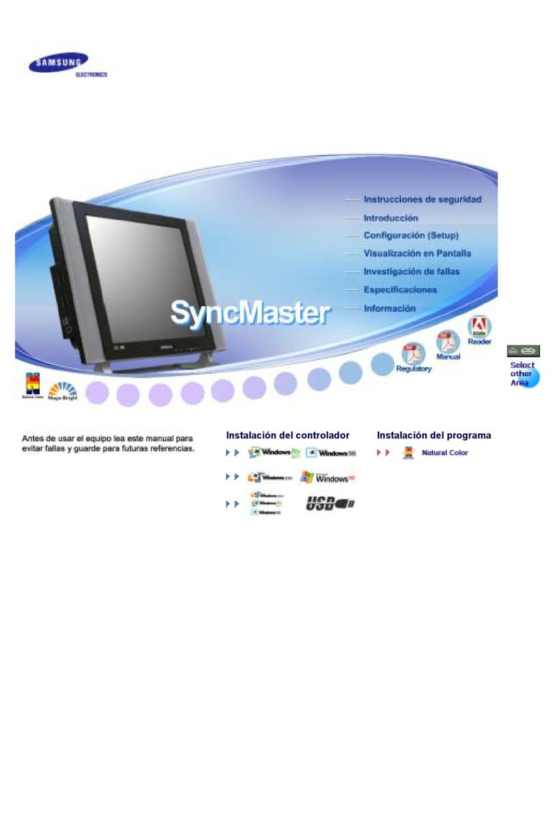 Samsung SyncMaster 730MP User manual Samsung SyncMaster 730MP User manual