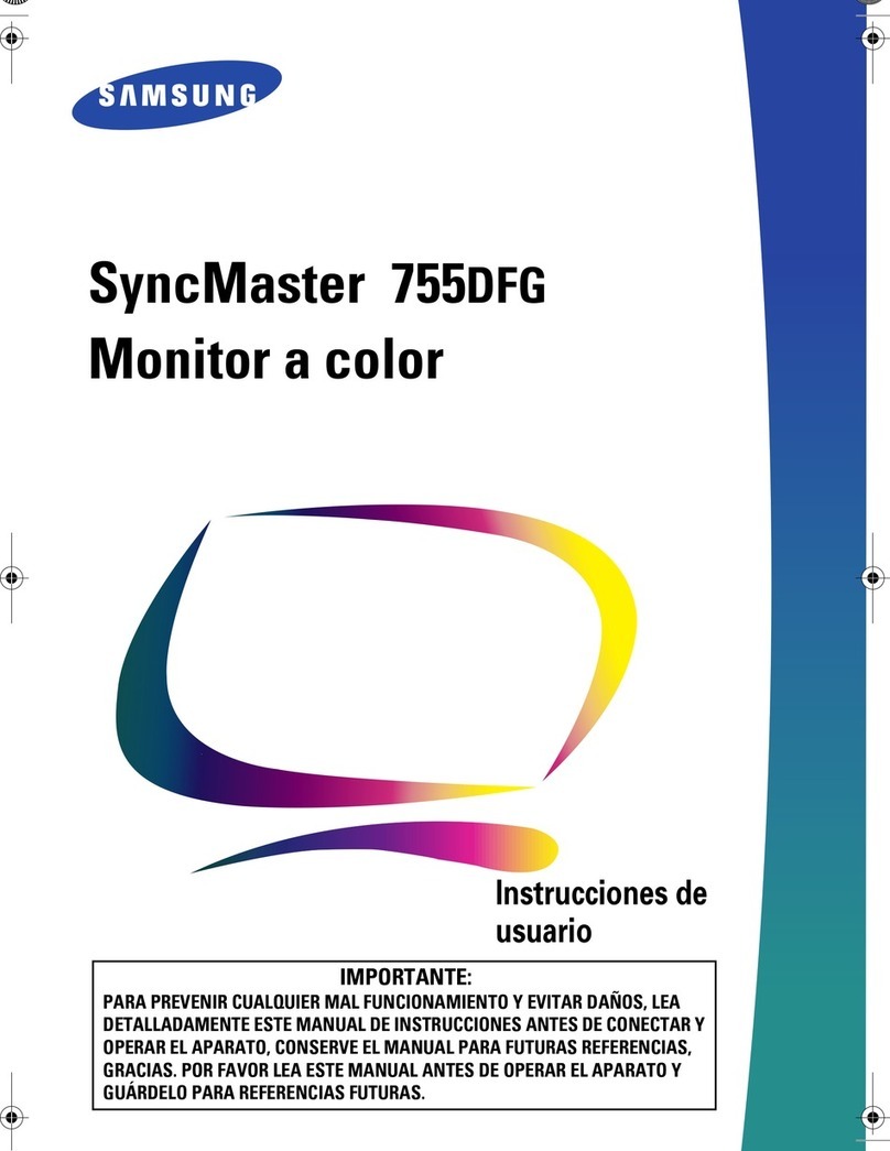 Samsung SyncMaster 755DFG User manual