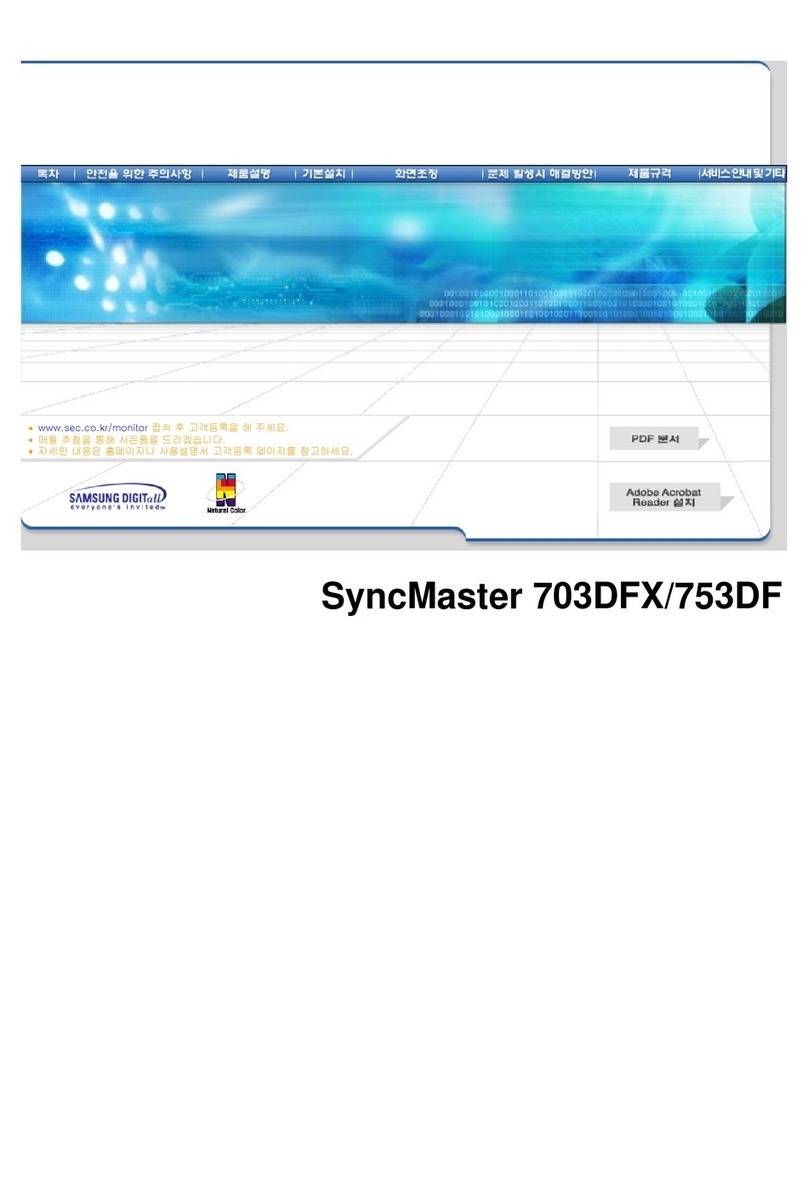 Samsung SyncMaster 753DF User manual