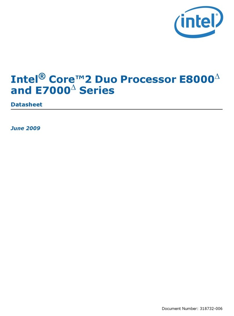 Intel E5420 - CPU XEON QUAD CORE 2.50GHZ FSB1333MHZ 12M LGA771 HALOGEN FREE... User manual