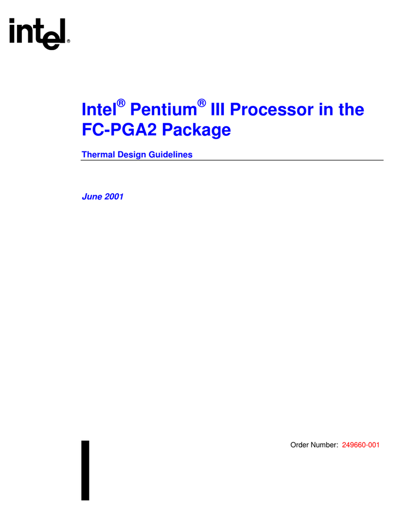 Intel FCPGA2 - Processor - 1 x Pentium 4 2.66 GHz Instruction Manual Intel FCPGA2 - Processor - 1 x Pentium 4 2.66 GHz Instruction Manual