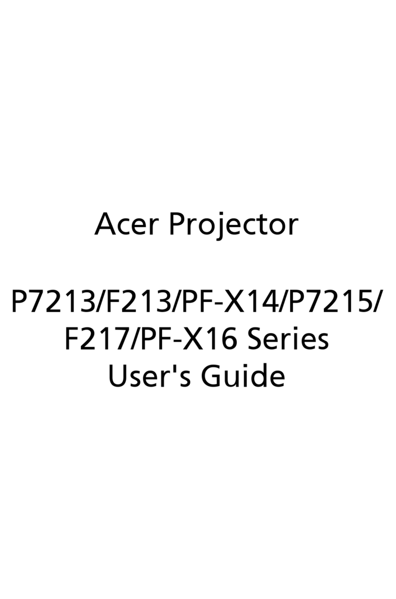 Acer P7215 User manual