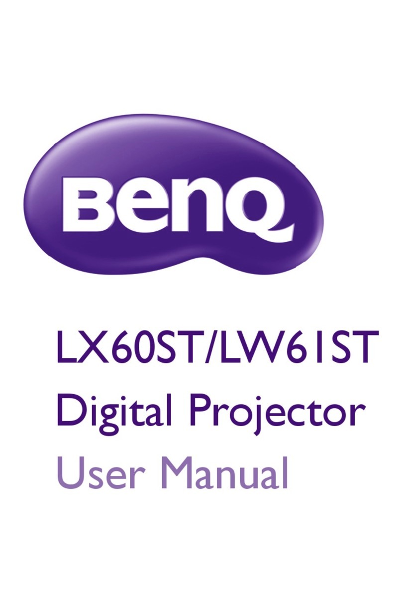 BenQ 9H.J2S77.F3A - DLP Projector SVGA 2700 User manual BenQ 9H.J2S77.F3A - DLP Projector SVGA 2700 User manual