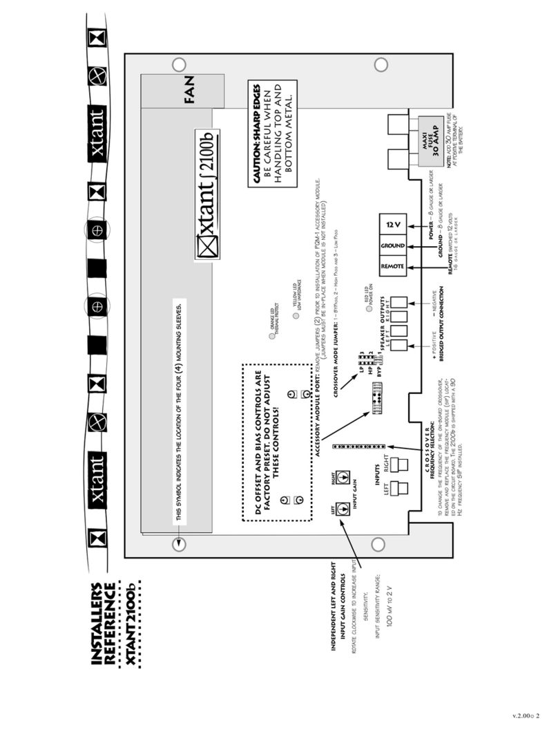 Xtant 2100B How to use