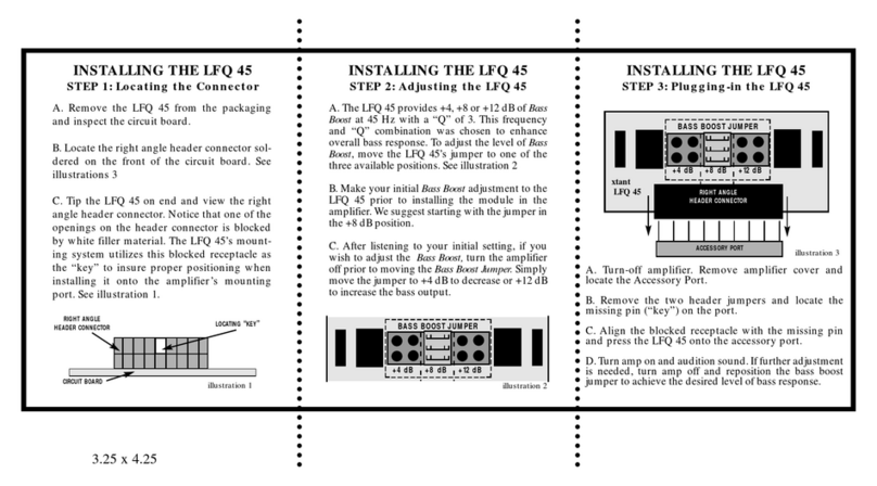 Xtant LFQ 45 User manual