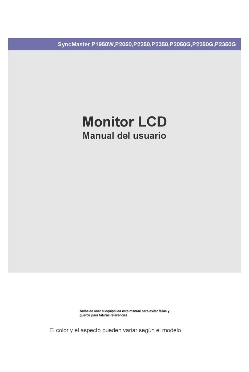 Samsung SyncMaster P2050 User guide Samsung SyncMaster P2050 User guide