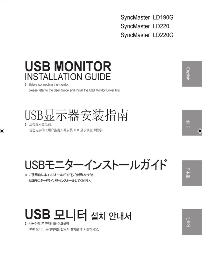 Samsung SyncMaster LD220G User manual Samsung SyncMaster LD220G User manual