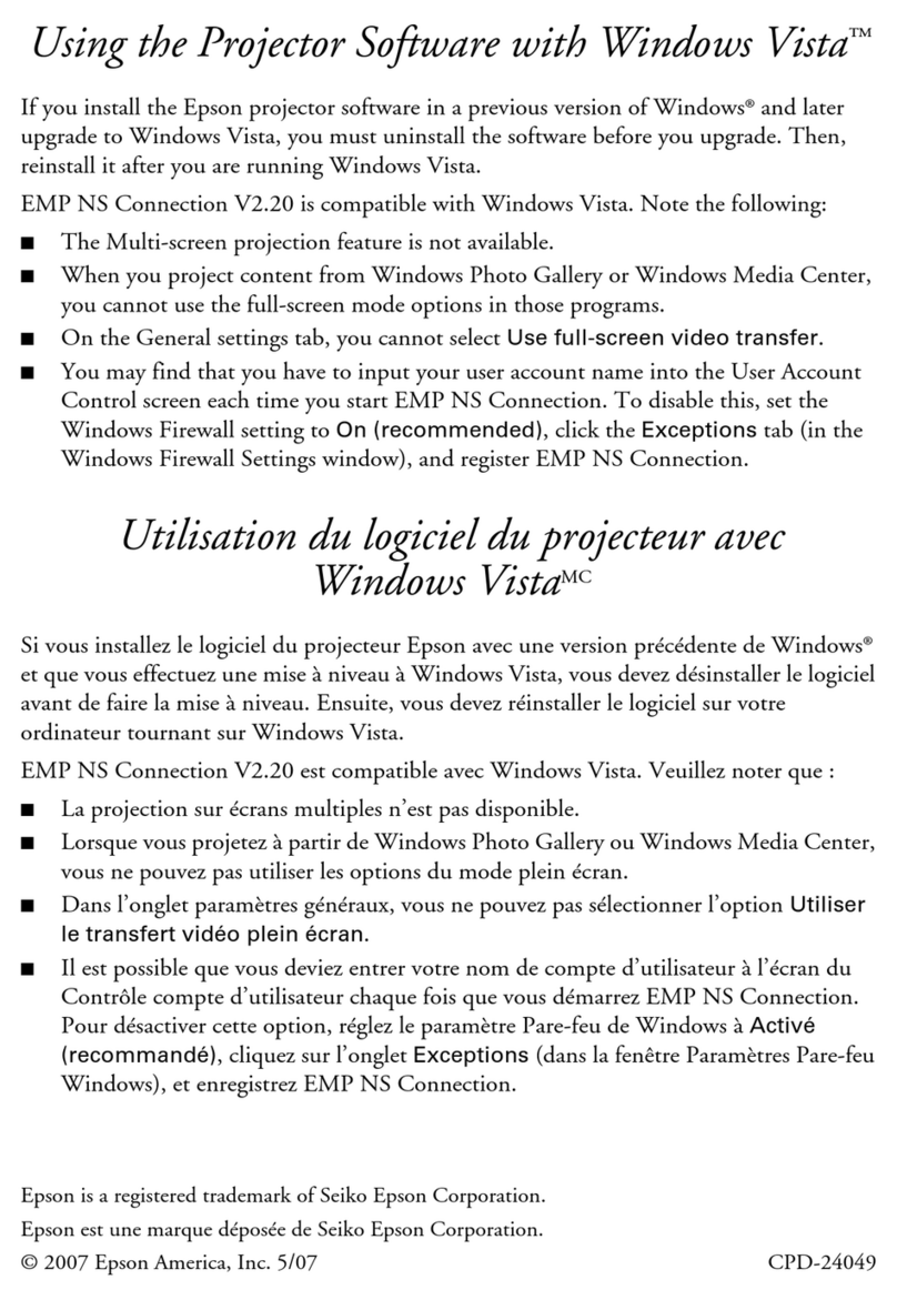 Epson 1705C - PowerLite XGA LCD Projector Quick start guide