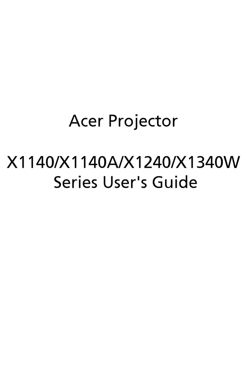 Acer X1140A user manual