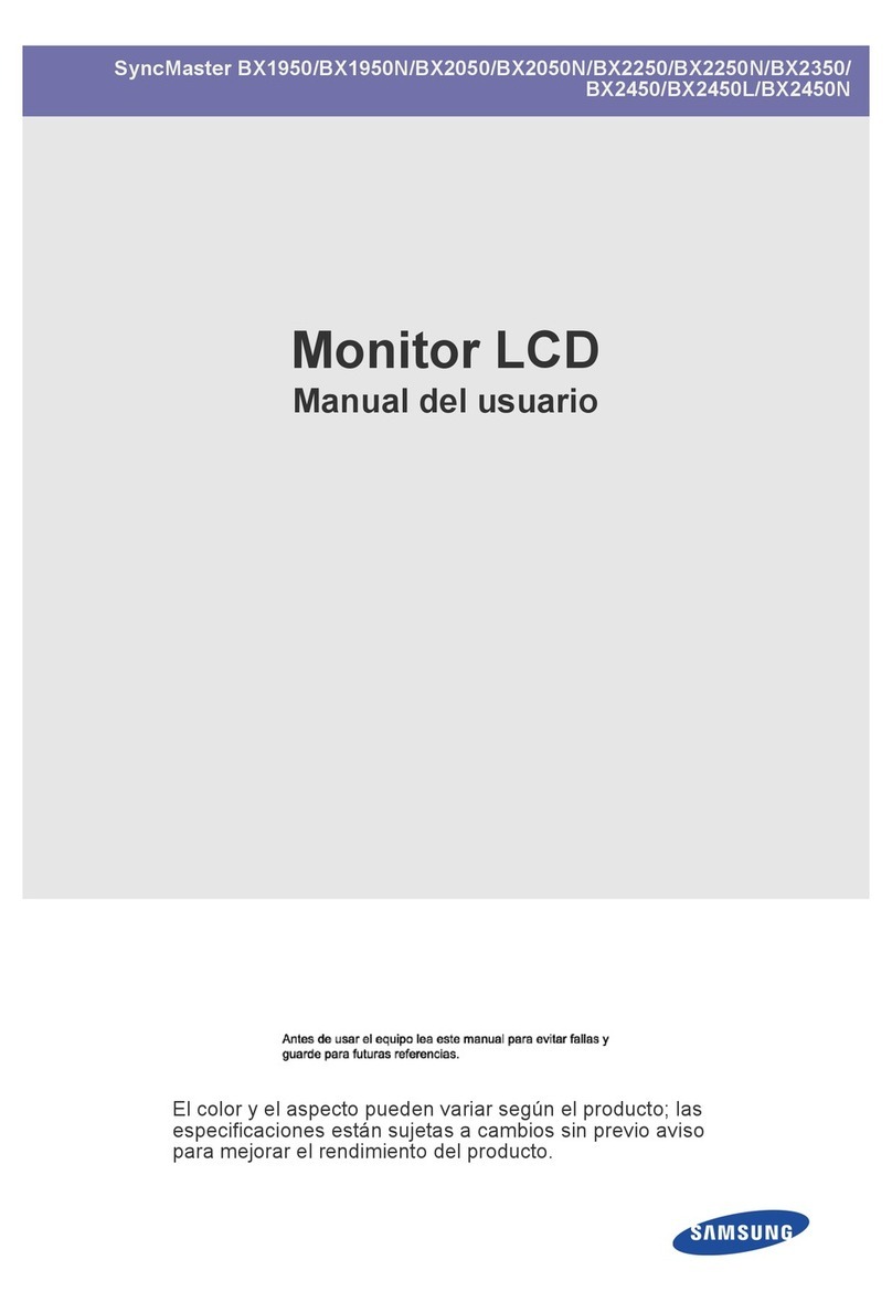Samsung SyncMaster BX2050 User manual