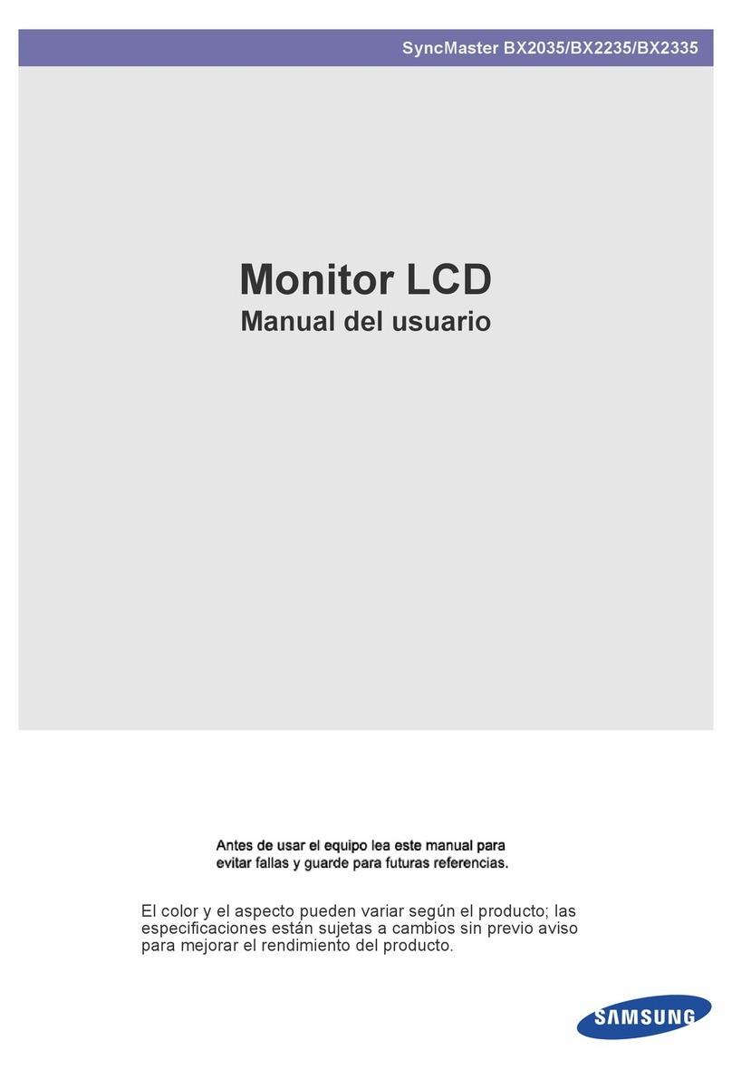 Samsung SyncMaster BX2035 User manual