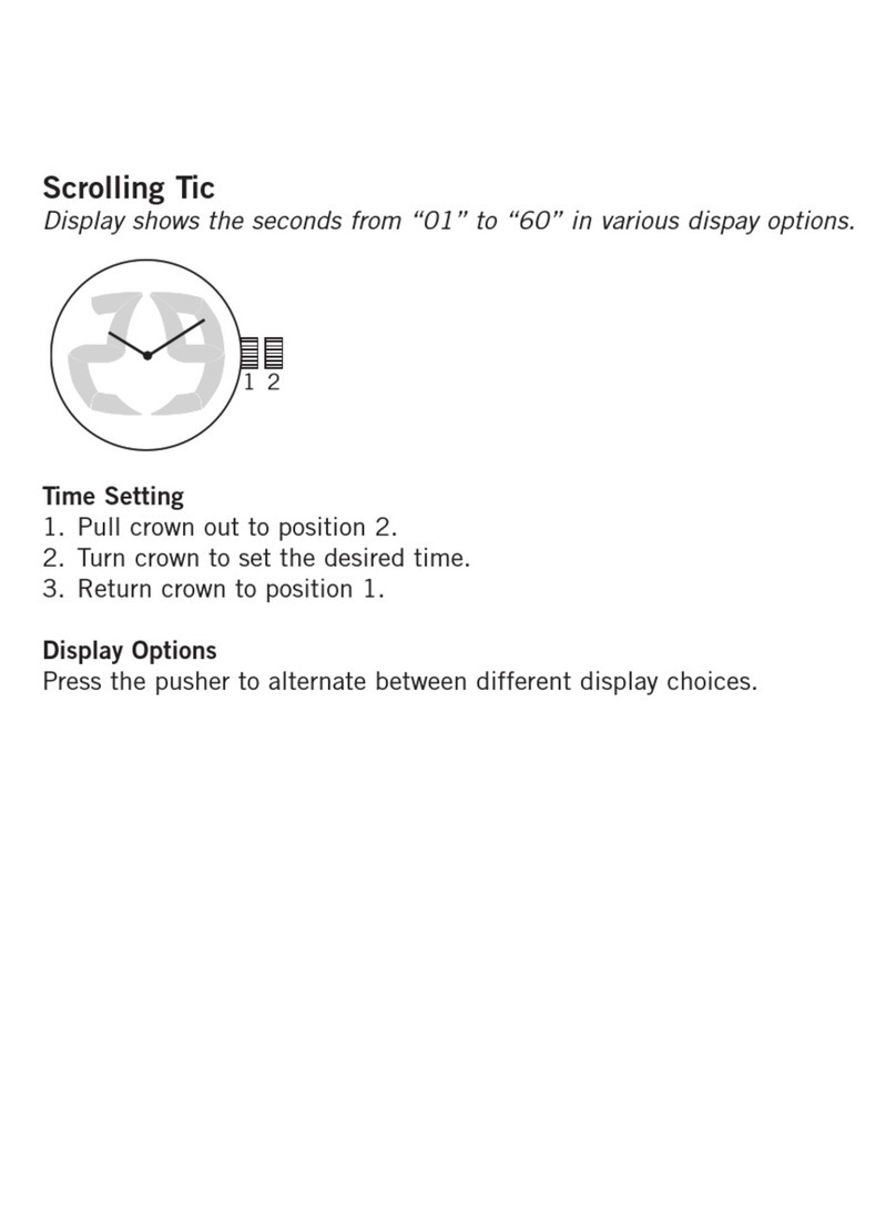 Fossil Scrolling Tic User manual