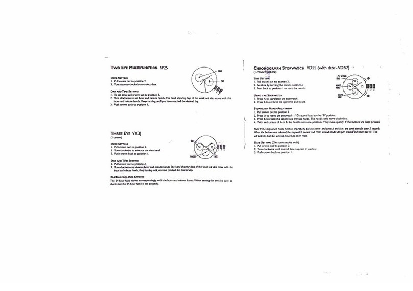 Fossil 6P25 User manual