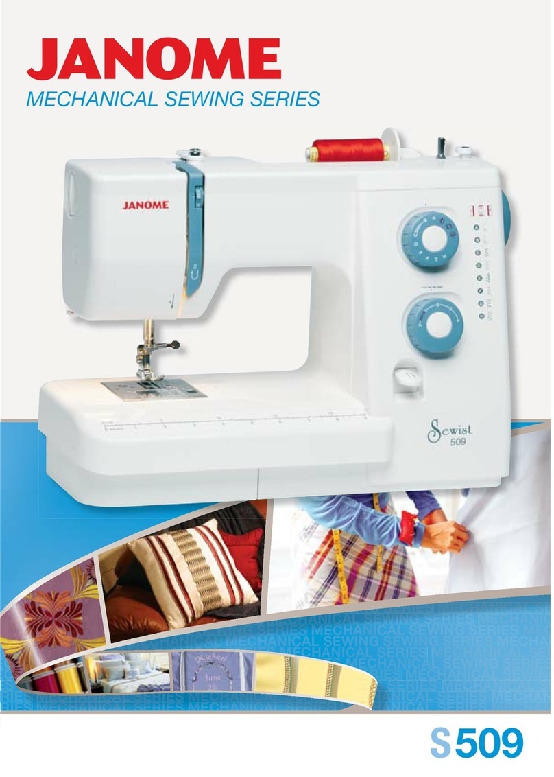 Janome S509 User manual Janome S509 User manual