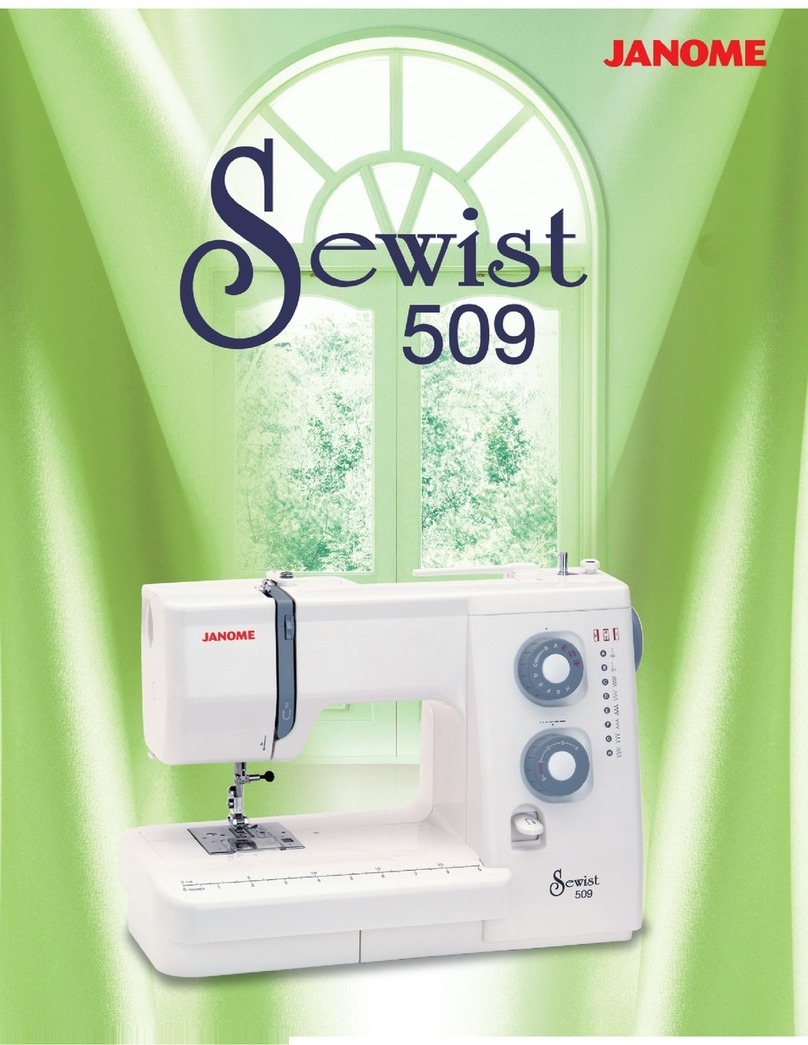 Janome SEWIST 509 brochure