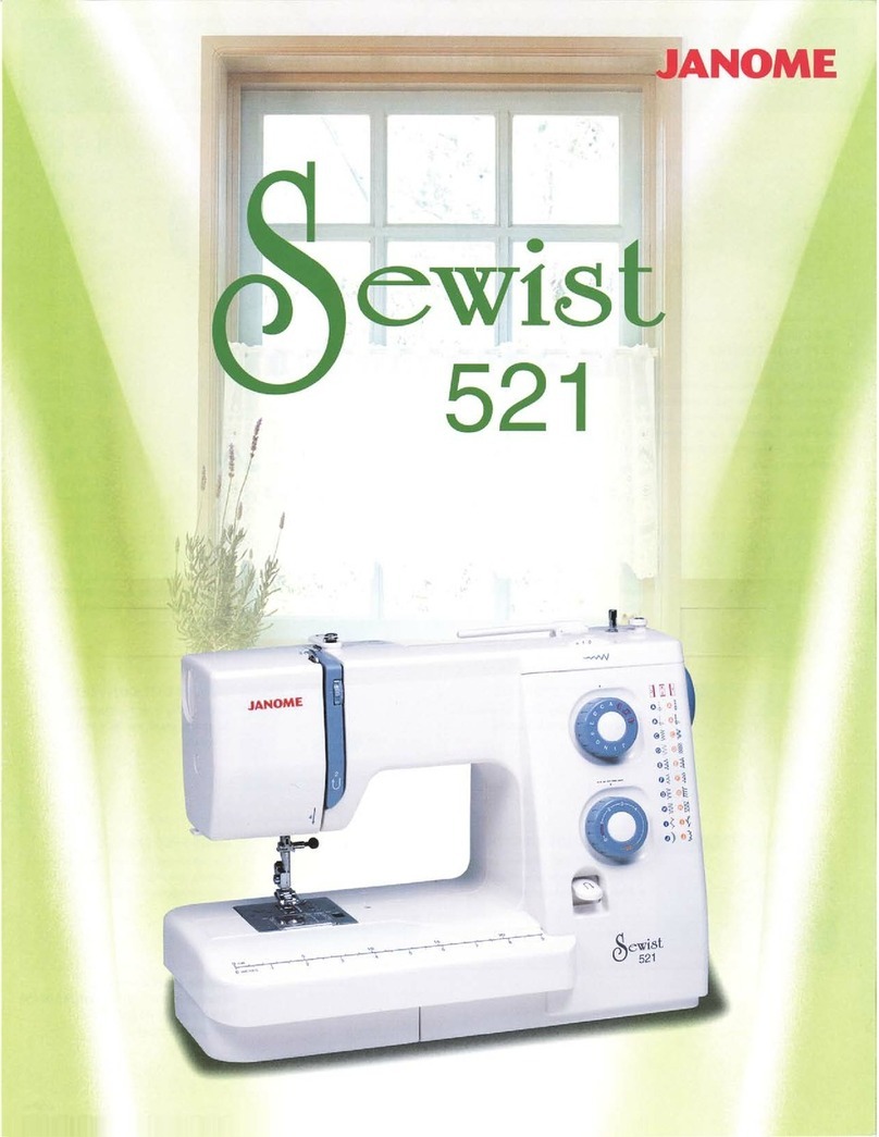 Janome 521 - User manual