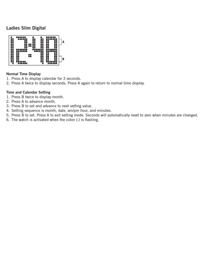 Fossil LADIES SLIM DIGITAL User manual