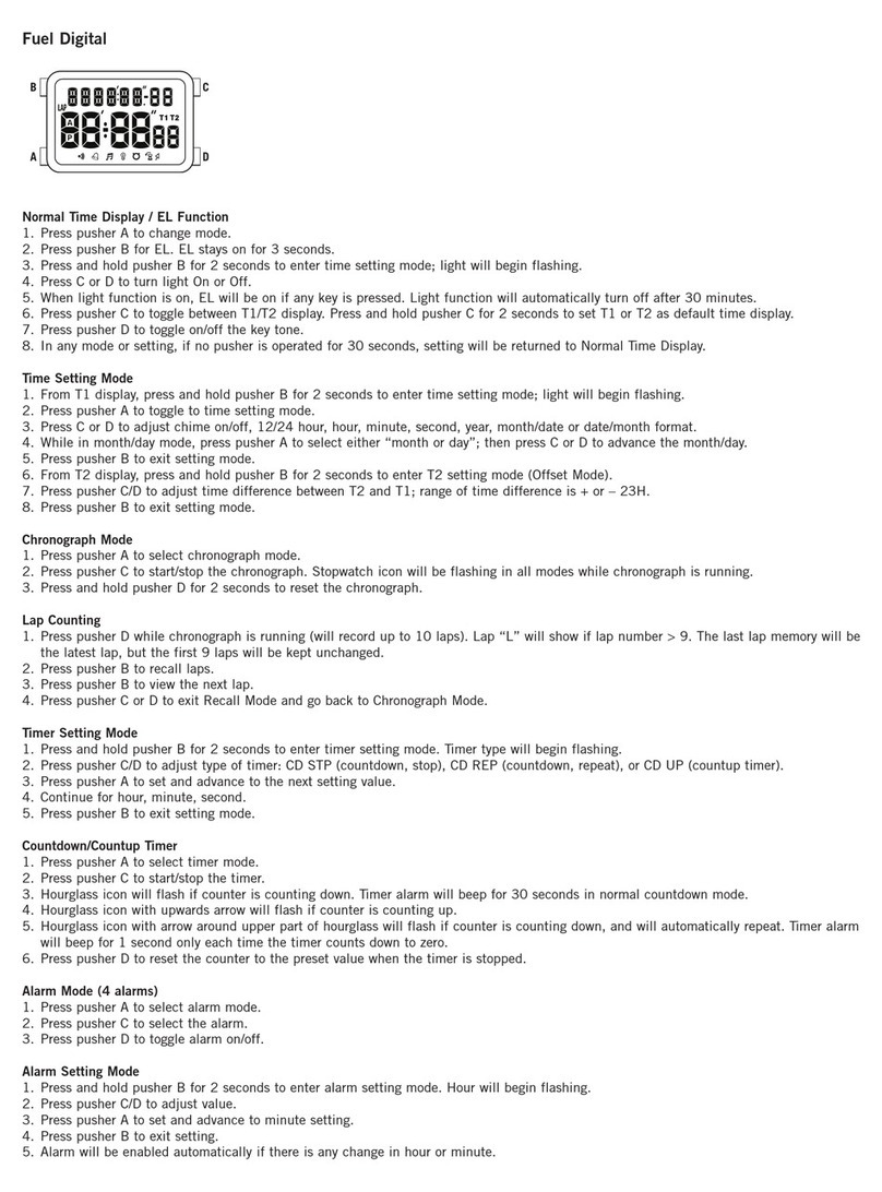 Fossil FUEL DIGITAL User manual