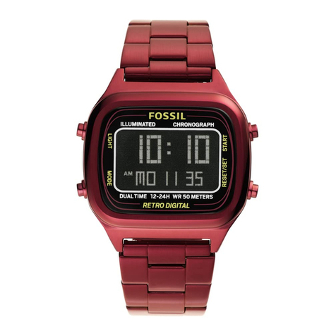 Fossil DIGITAL RETRO DIGITAL User manual Fossil DIGITAL RETRO DIGITAL User manual