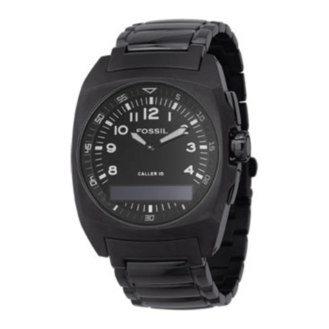 Fossil DIGITAL CALLER ID WATCH User manual