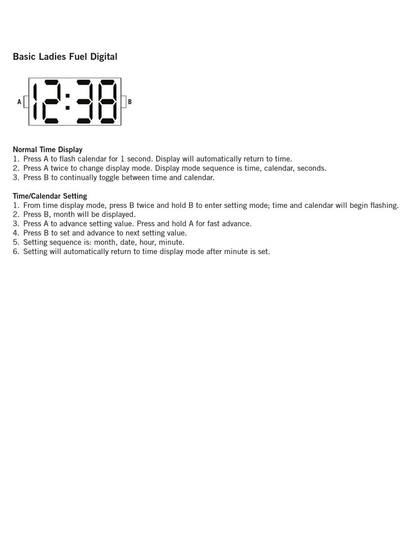 Fossil DIGITAL BASIC LADIES FUEL DIGITAL User manual