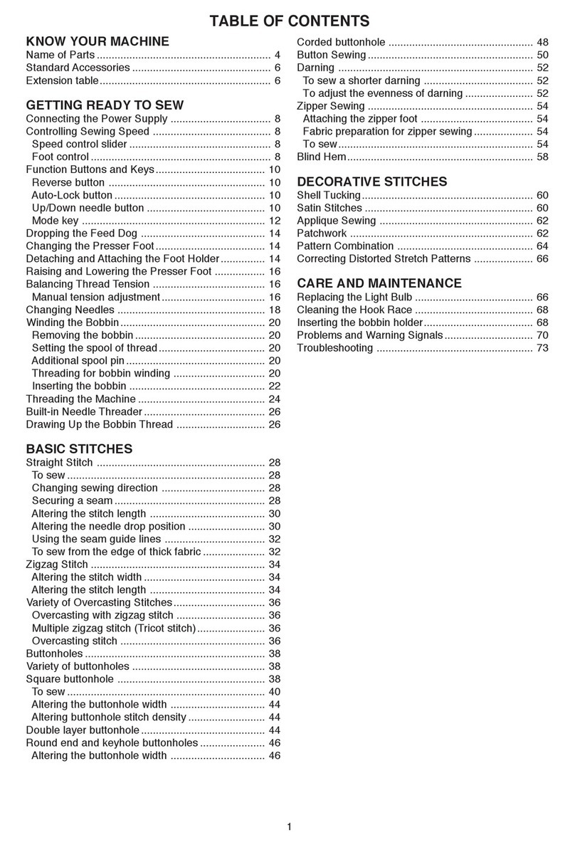 Janome 3030 User manual