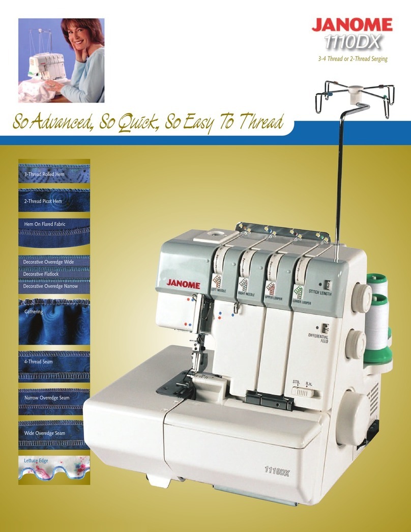 Janome 1110DX - brochure