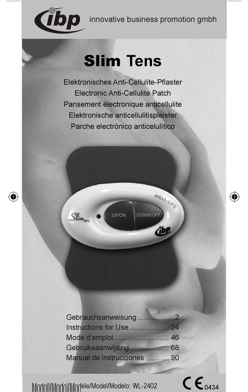 IBP SLIM TENS User manual
