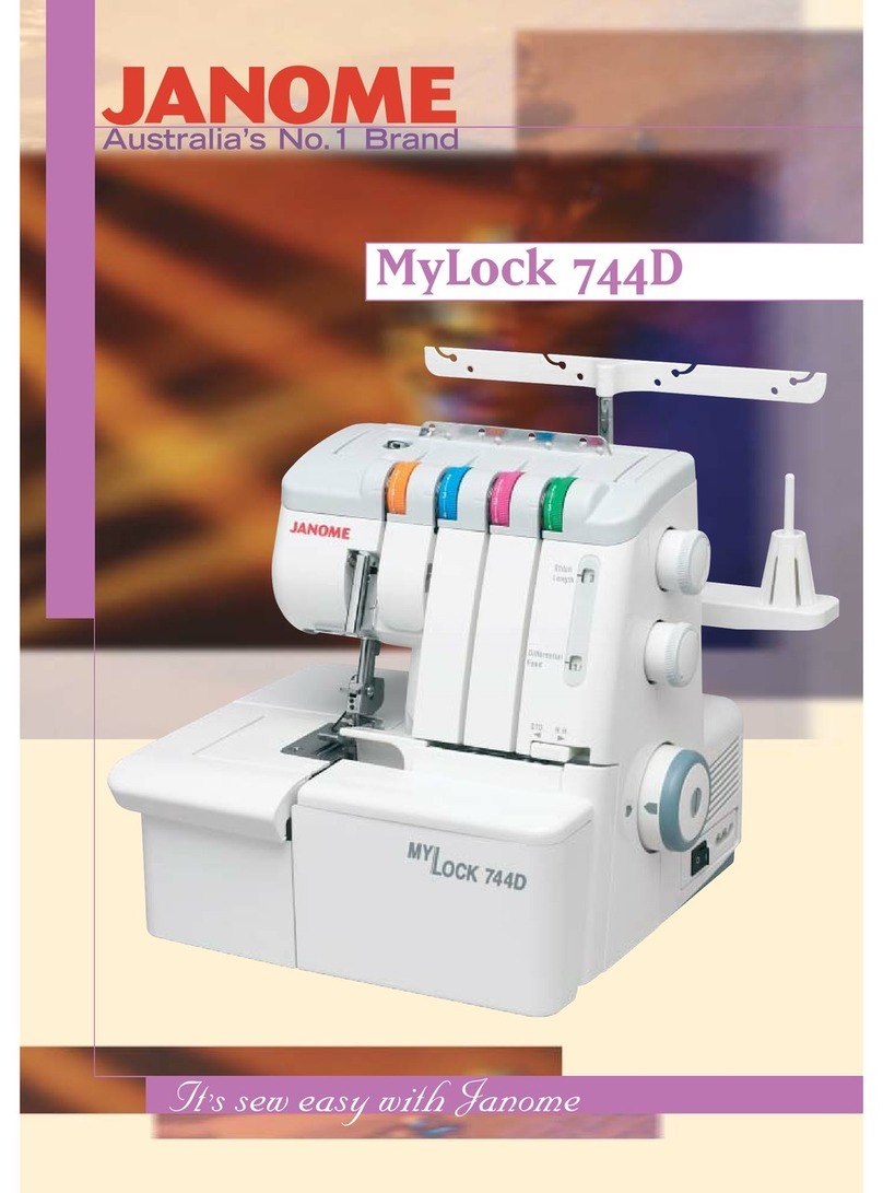 Janome ML 744D User manual