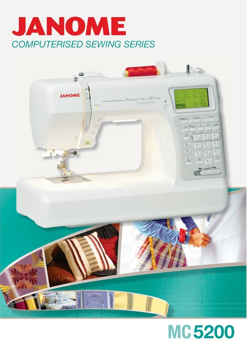 Janome MC5200 - User manual Janome MC5200 - User manual