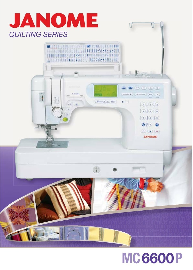 Janome MC6600P brochure