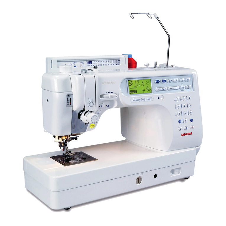 Janome MC6600P Instruction book