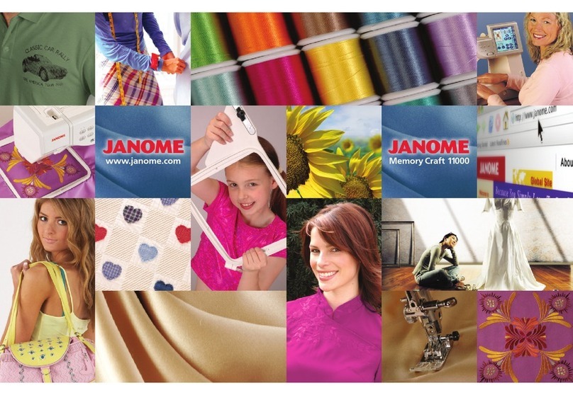 Janome MC 11000 - User manual Janome MC 11000 - User manual