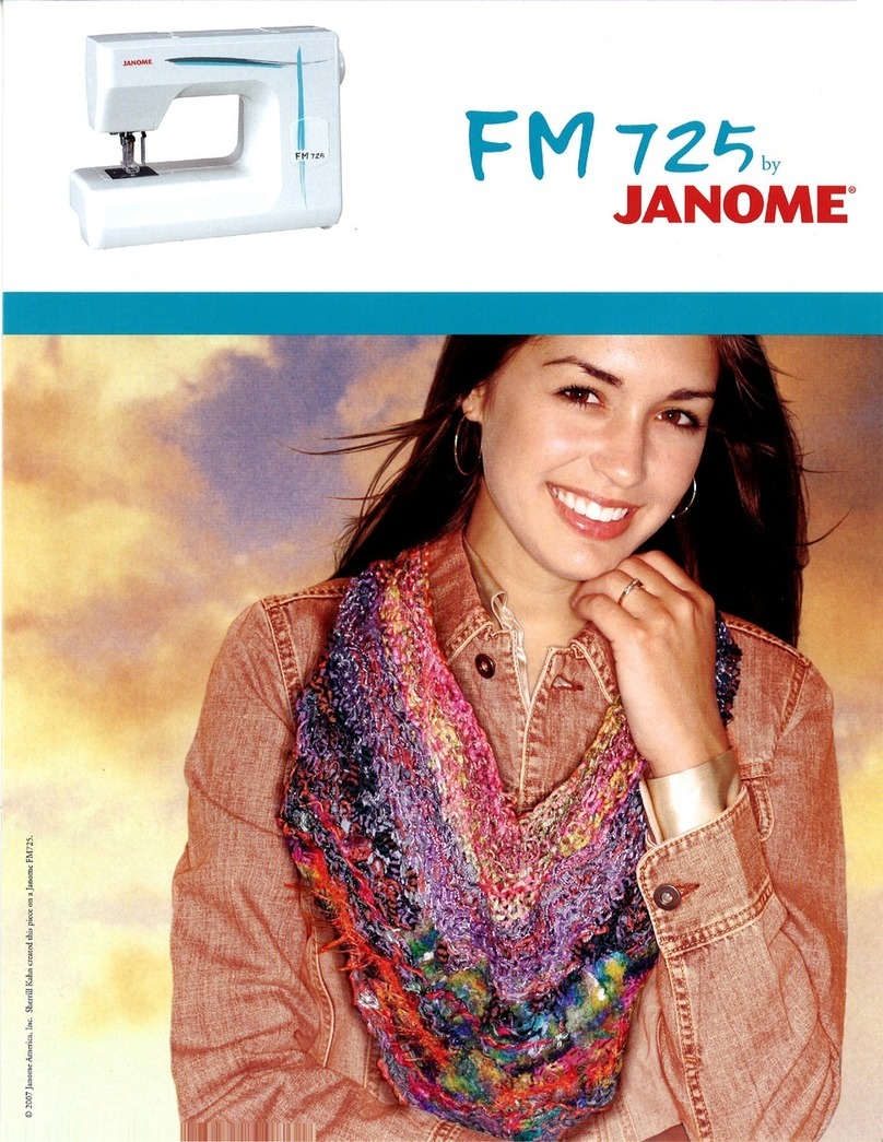 Janome FM725 - User manual