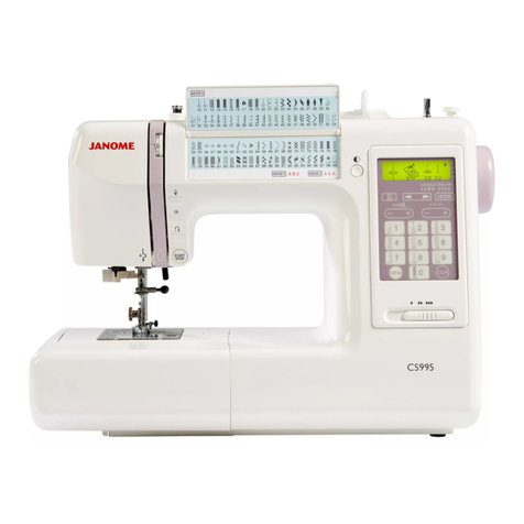 Janome CS995 User manual Janome CS995 User manual