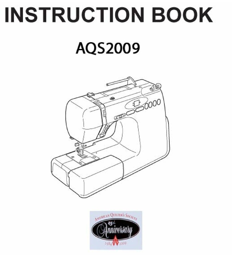 Janome AQS2009 User manual Janome AQS2009 User manual
