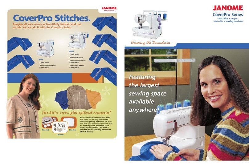 Janome CPRO 900CP - brochure