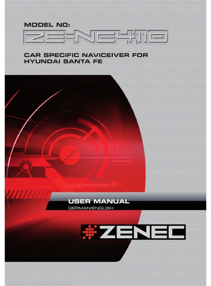 ZENEC ZE-NC4110 - MOUNTING INSTRUCTIONS FOR SANTA... User manual ZENEC ZE-NC4110 - MOUNTING INSTRUCTIONS FOR SANTA... User manual