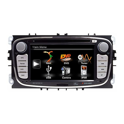 ZENEC ZE-NC3810 instruction manual