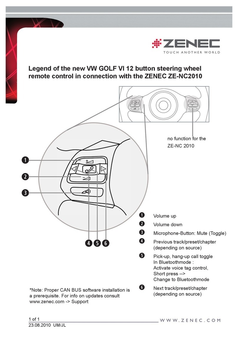 ZENEC ZE-NC2010 User manual