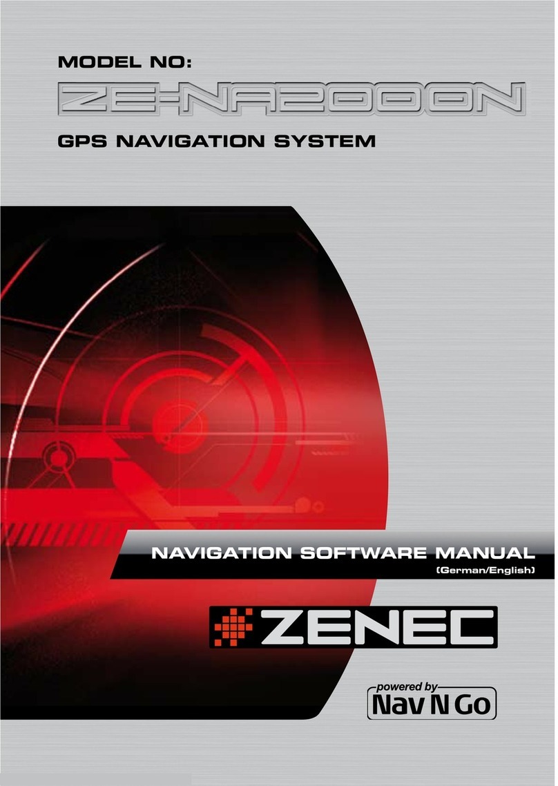 ZENEC ZE-NA2000N Software manual
