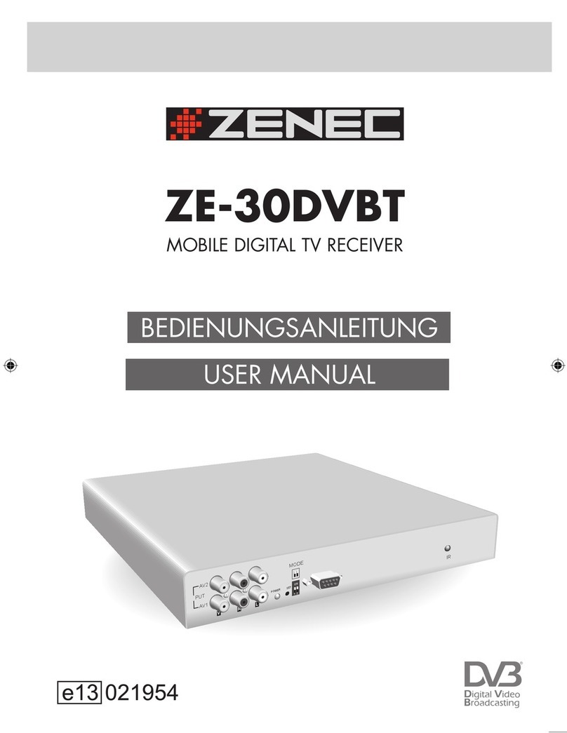 ZENEC ZE-30DVBT User manual