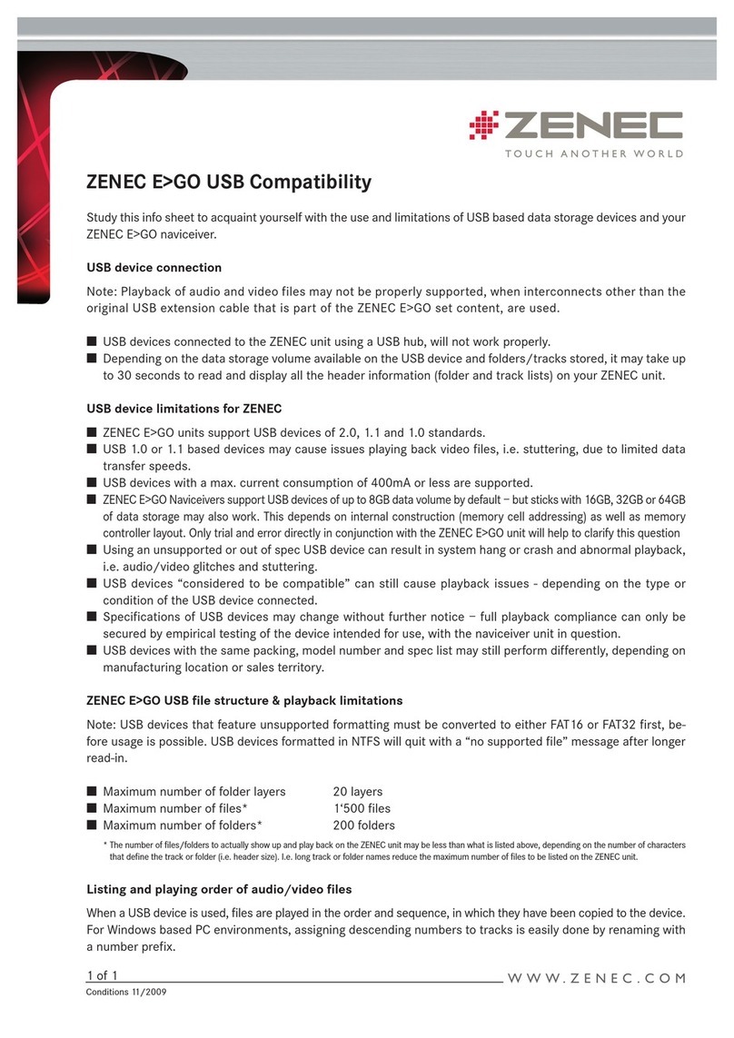 ZENEC E GO - User manual