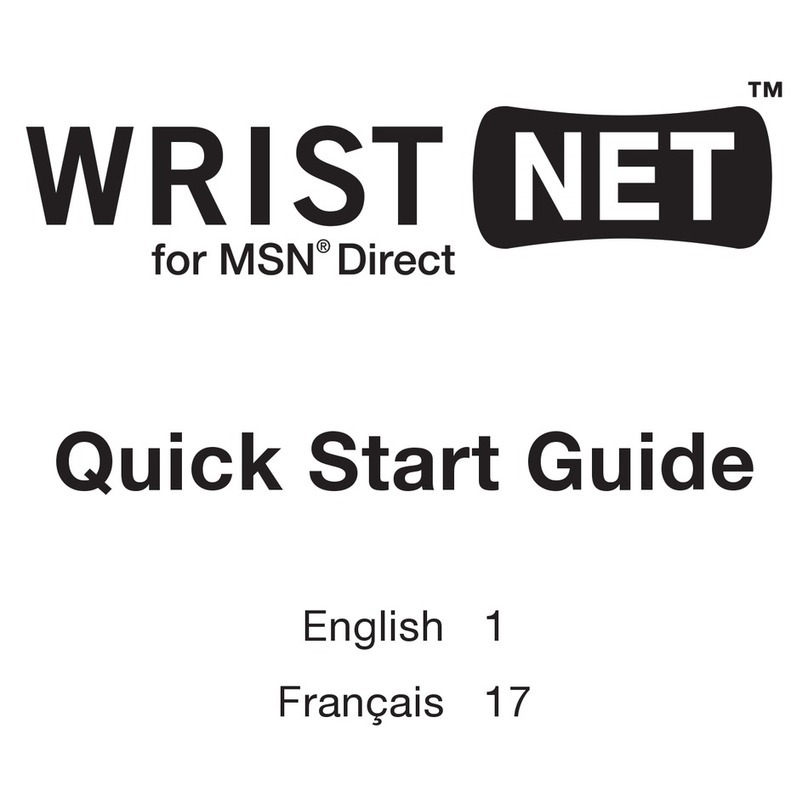 Fossil WRIST NET User manual Fossil WRIST NET User manual