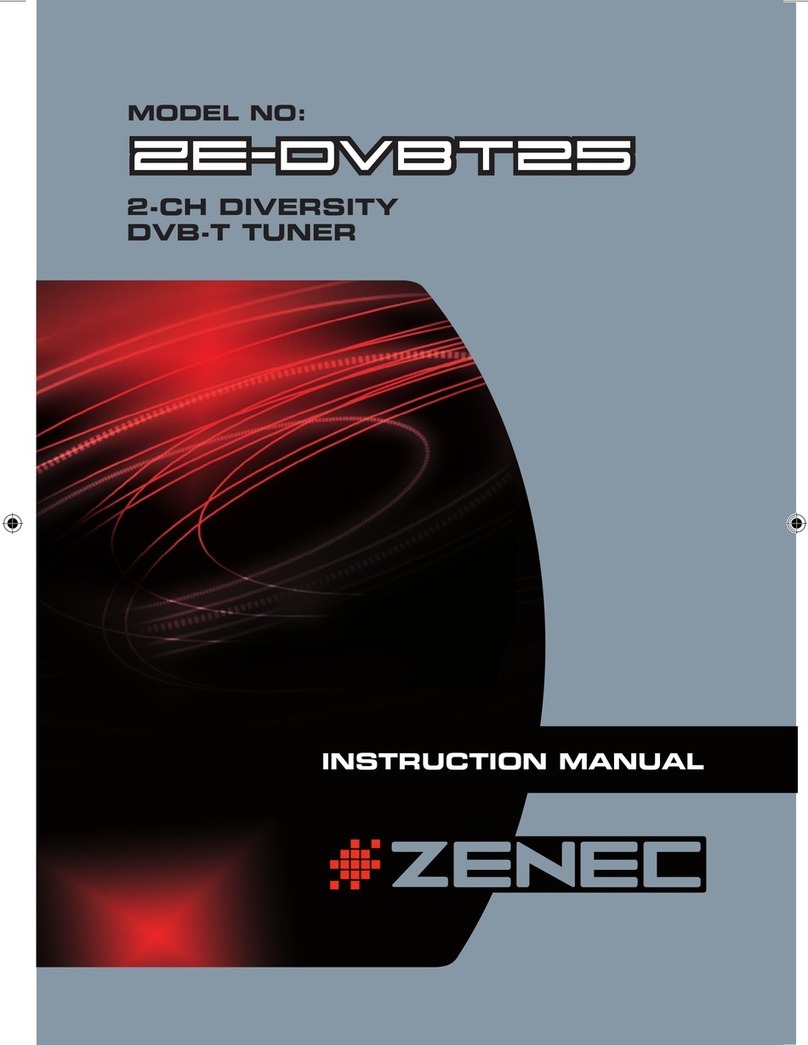ZENEC ZE-DVBT25 User manual