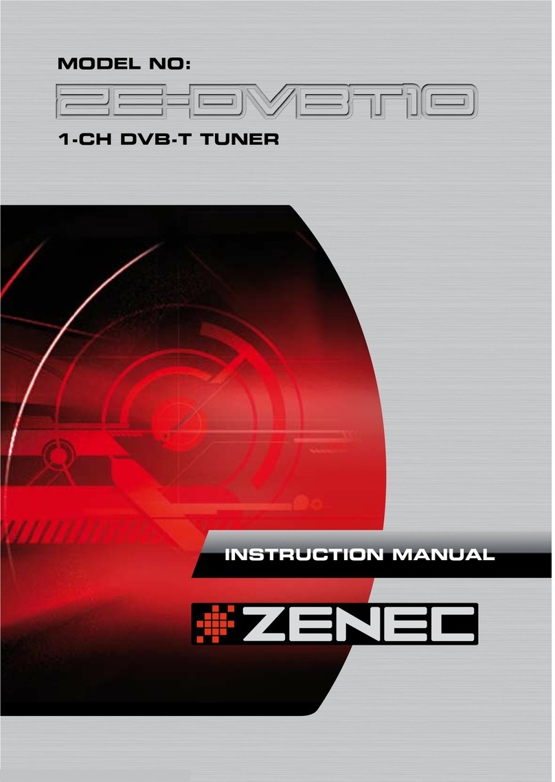 ZENEC ZE-DVBT10 User manual