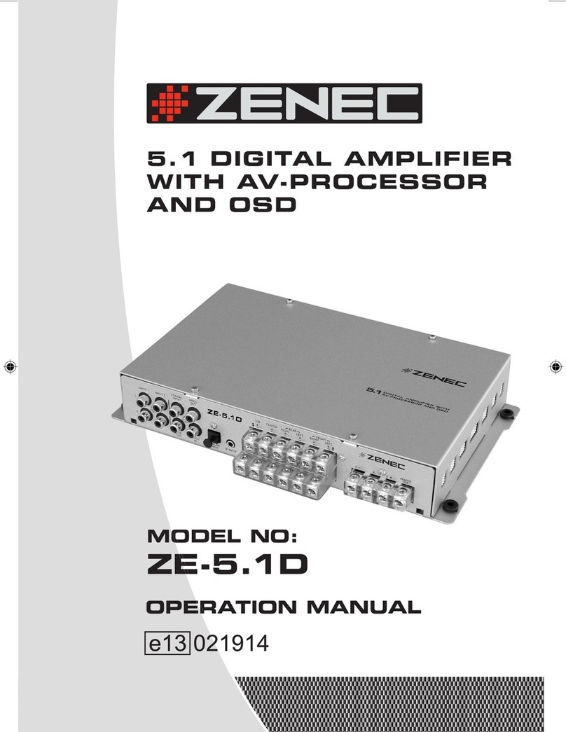 ZENEC ZE-5.1D Operation manual