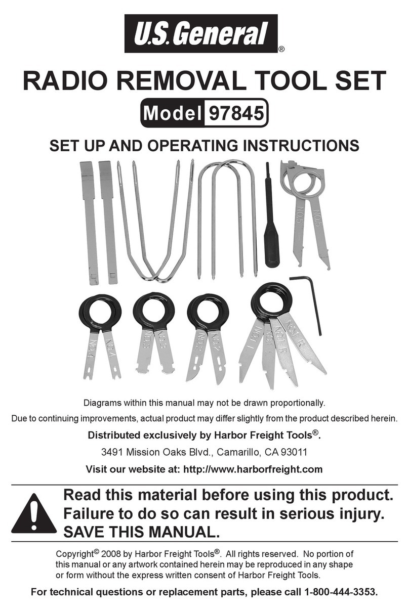 U.S. General 97845 Set up and operating instructions