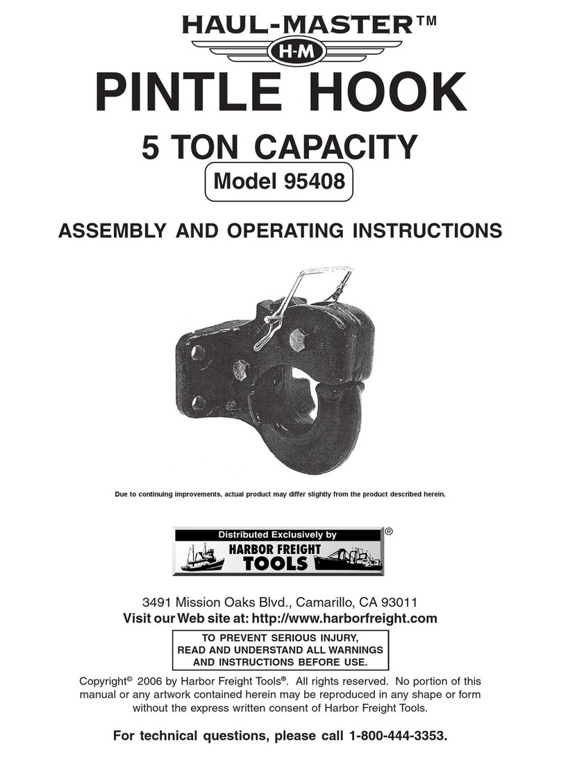 HAUL MASTER 95408 Assembly and operating instructions