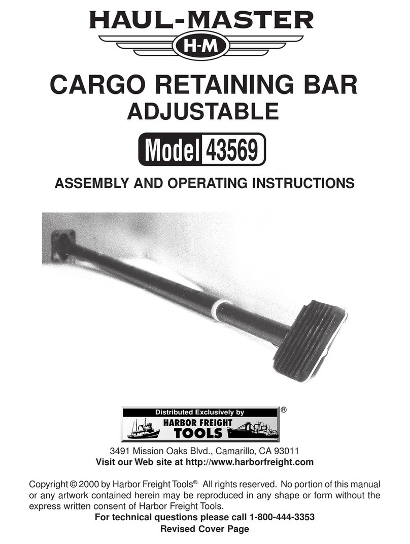HAUL MASTER 43569 Assembly and operating instructions